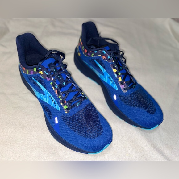 NEW Brooks Launch 9 REFLECTIVE (B) men’s Sz 13 Running Shoes Sneakers Multicolor - Picture 3 of 13